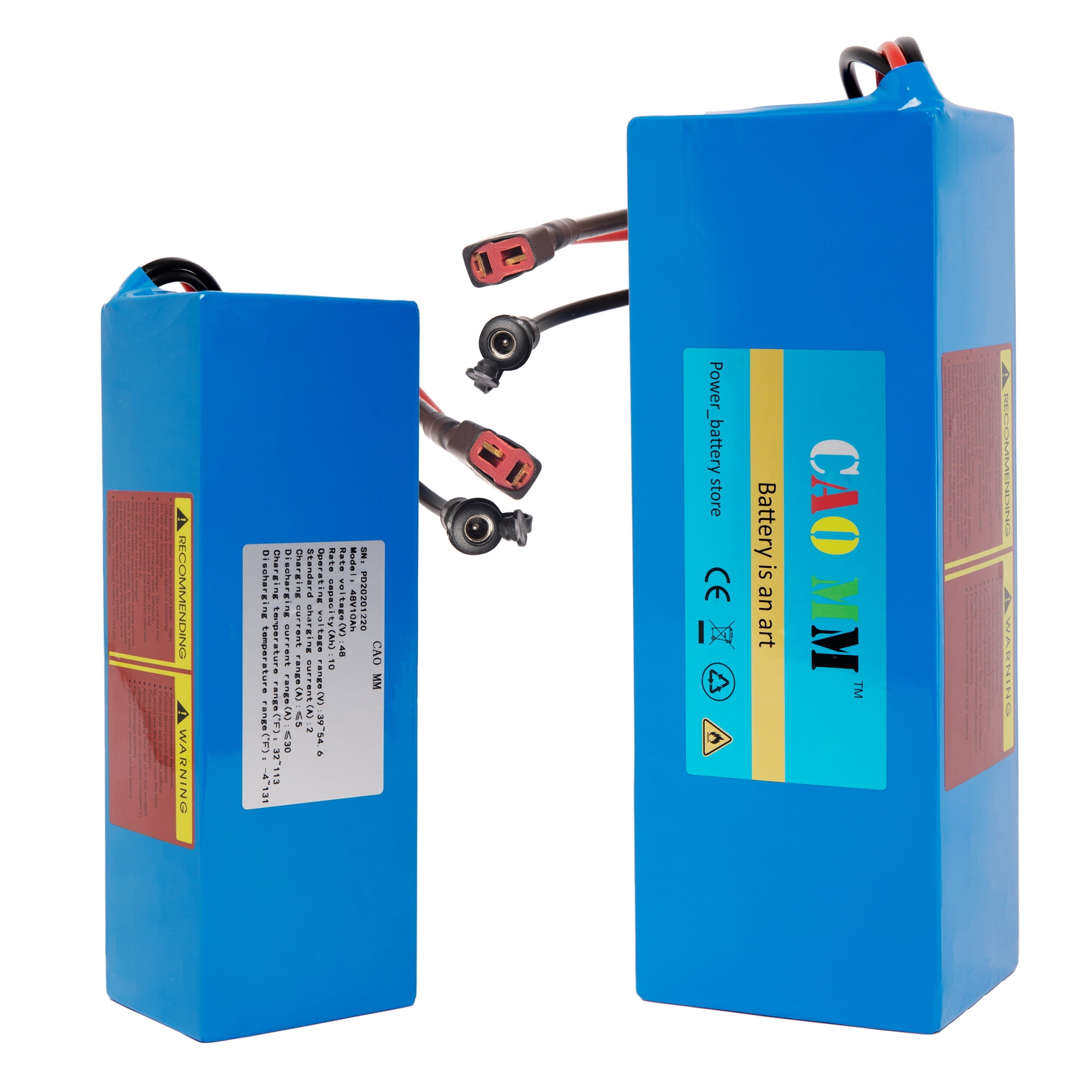 48V Lithium Battery 48V 10Ah Ebike Battery 1000W Without Charger for Electric Bike Scooter Motor