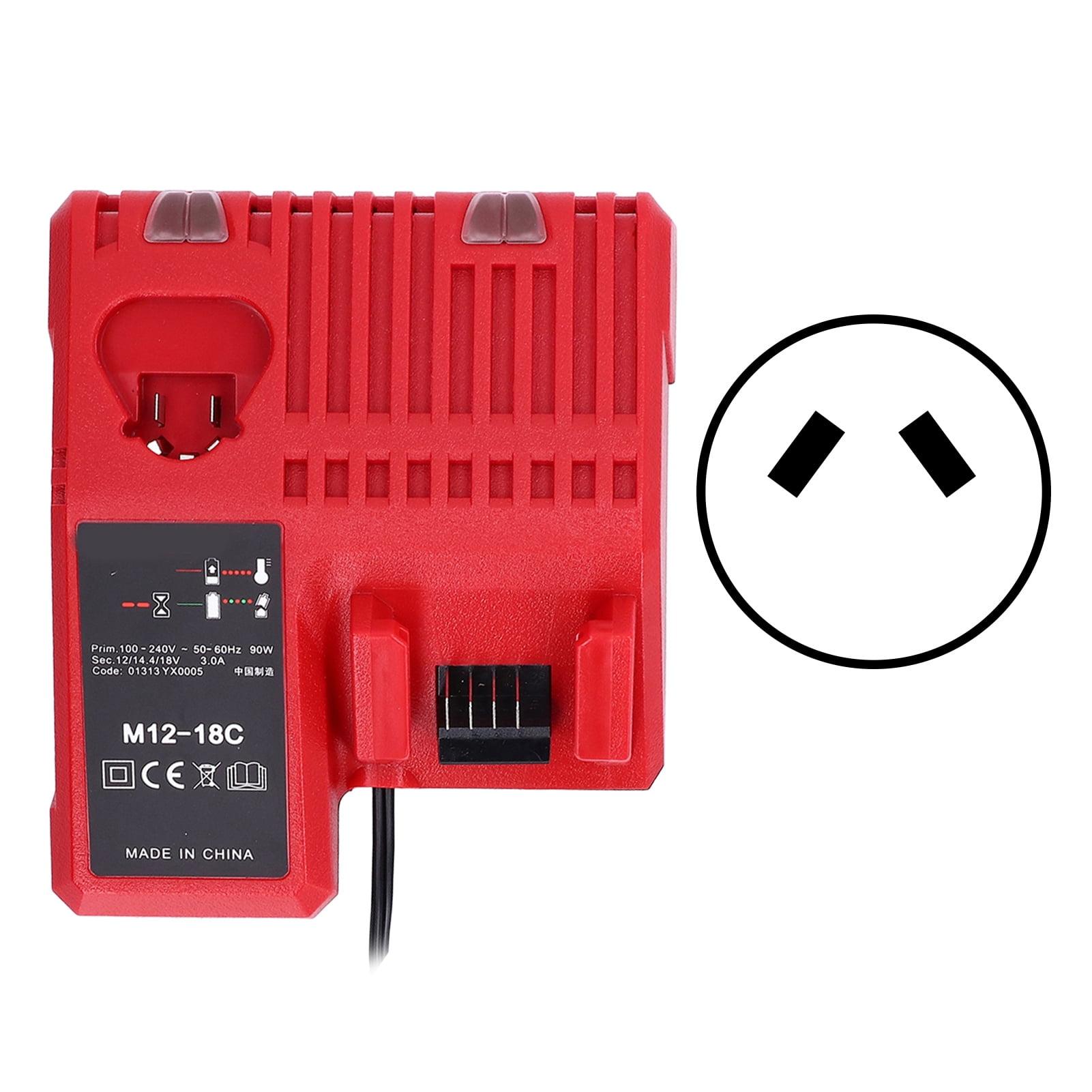 Lithium Battery Charger Maintainer 100 240V Input Voltage For Milwaukee lithium-battery-charger-maintainer-100-240v-input-voltage-for-milwaukee