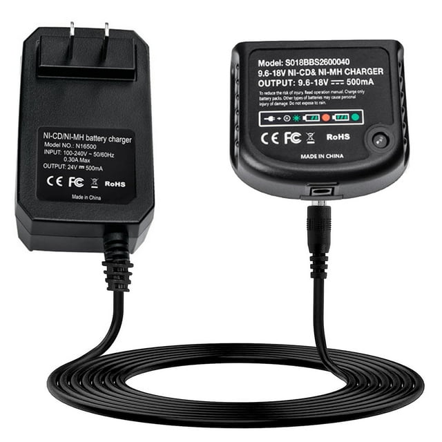 Lithium Battery Charger for Black & Decker, 9.6V18V Compatible with