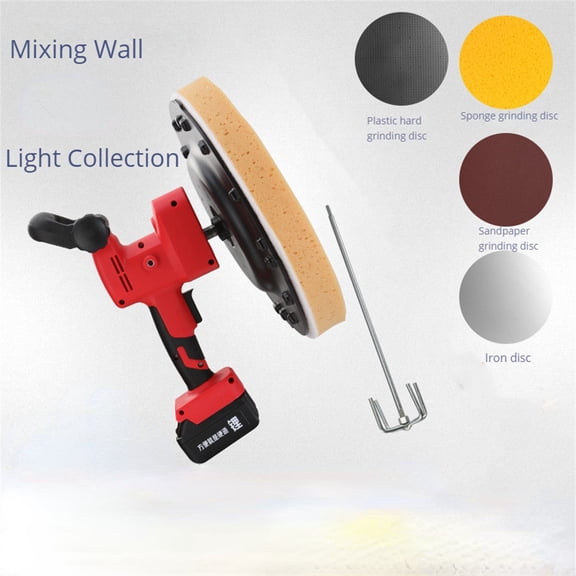 Lithium Battery Troweling Machine Handheld Electric Concrete Putty Powder Troweling Lithium Battery Sanding Machine ,Easy to Operate