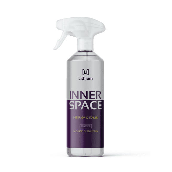 Lithium Inner Space - Interior Detailer, Conditioner, And Protectant. Revives Interiors and Keeps Them Looking New - Natural Appearance, UV Inhibitors, Low Sheen Formula, Makes Surfaces Healthy