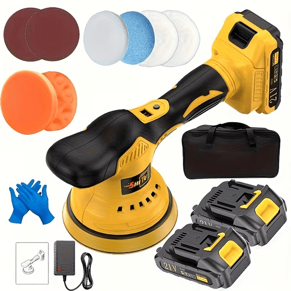 Lithium-Ion Cordless Polishing Machine for Car Beauty & Scratch Removal