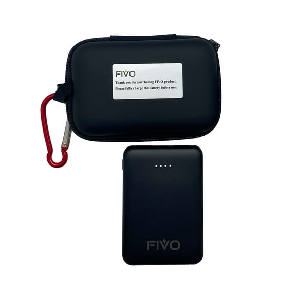 Lithium Ion Power Bank 5V 2A 5000mAh Portable Charger with USB Cable ,Case, Hook