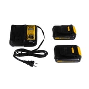 Lithium-Ion battery Dewalt DCB201 2 pack w/ DCB107 20V/12V Charger