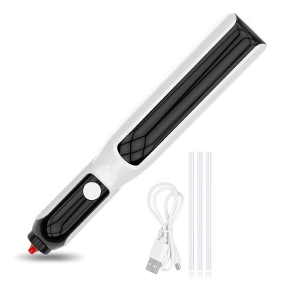 Lithium Powered Hot Melts Adhesive Glues Guns Ergonomic Design Quick Heating 7mm Capacity Handmade Art Tool