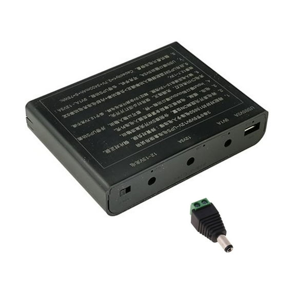 Lithium ion Battery Pack for LED Strip 12V/5V USB Dual Output Battery Power Bank