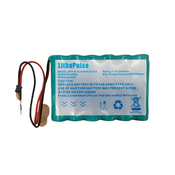 LithoPulse 6PH-H-4/3A3600-S-D22 for DSC IMPASSA 9057 2-Way Wireless Security System Alarm Panel 17000152 SCW-BATTERYHC Alarm System Batteries Ryme B66 Recently 7.2V 3800mAh Ni-MH Battery