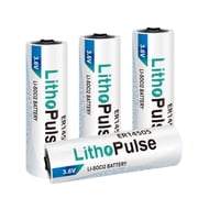 LithoPulse ER14505 AA 3.6V Lithium Battery 2700mAh for Water Electricity Gas Meter PLC Facility Equipment Li-SOCL  Non-Rechargeable ER14505 Battery 4 Pack