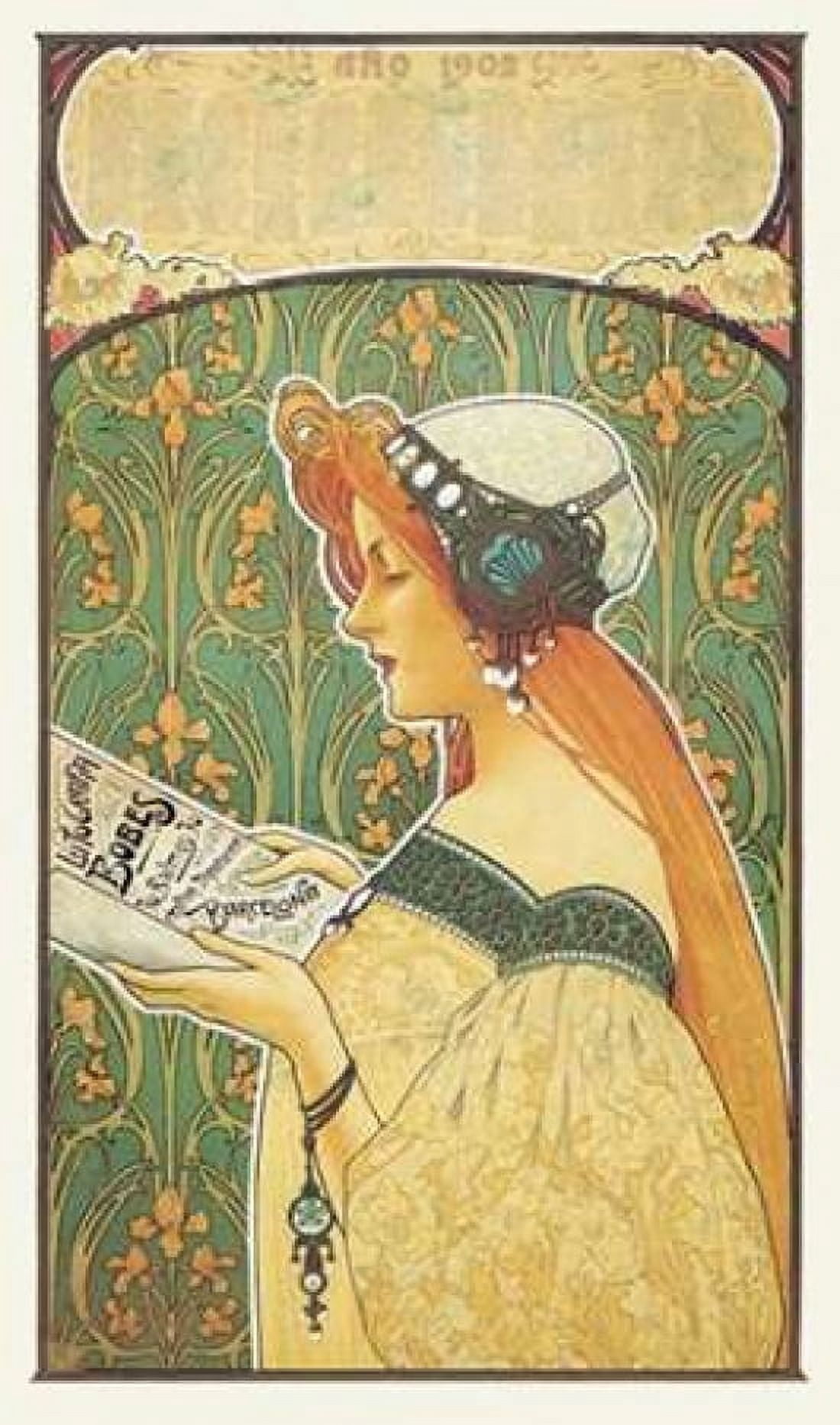 Lithografia Bobes 1900 Canvas Art - Unknown (12 x 18)
