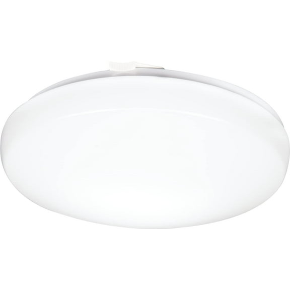Lithonia Lighting 11 Inch Round LED Flush Mount Ceiling Light, Low Profile Modern Ceiling Light Fixture, 4000K Cool White Color Temperature, Dimmable, White (FMLRL 11 14840 M4) CA2