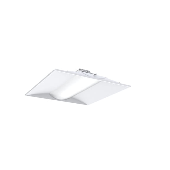 Lithonia Lighting 2x2 LED Troffer Light, Stack Switch LED Drop In Ceiling Light for Dropped Ceiling, 3000/4000/5000 Adjustable Lumens, 3500K/4000K/5000K Switchable Color Temperature, White CA2