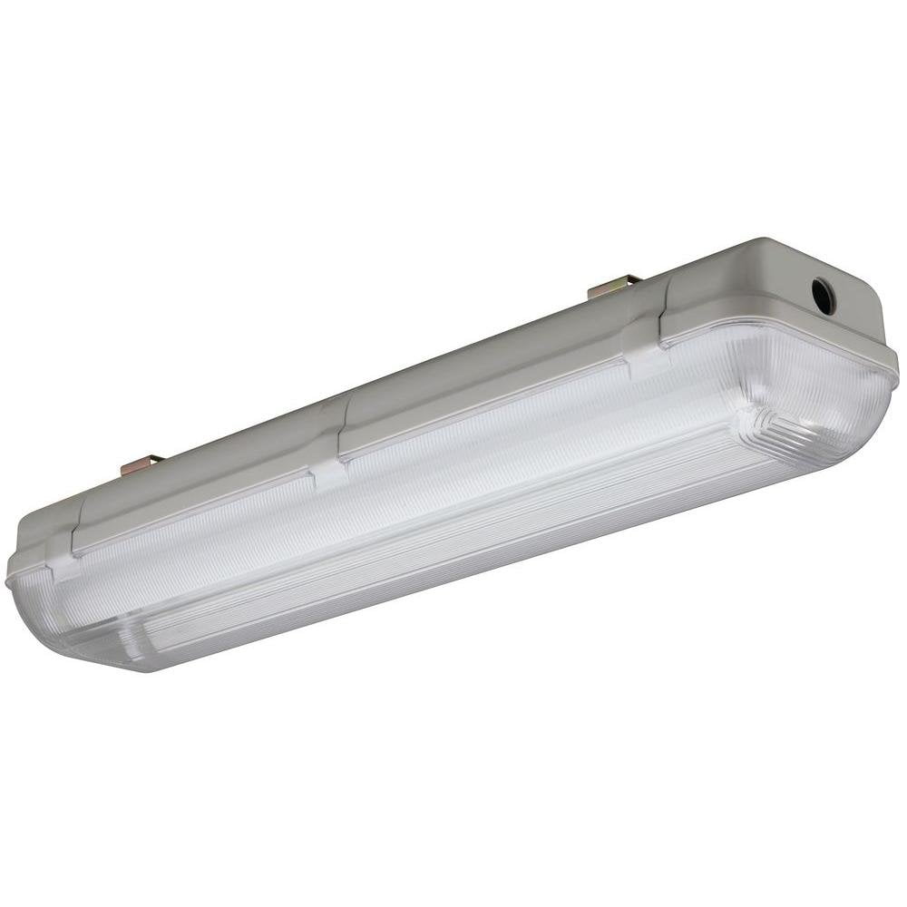 Lithonia 48" White Glass T8 Fluorescent Indoor/Outdoor Light Fixture