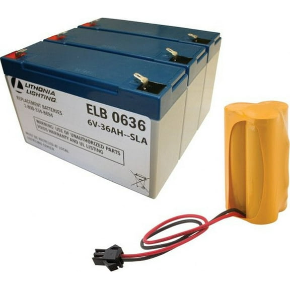 ELB 06042-Lithonia Lighting-Accessory - 2.76 4AH Replacement Battery
