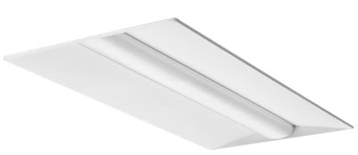 White 49" LED Low Profile Recessed Troffer Light