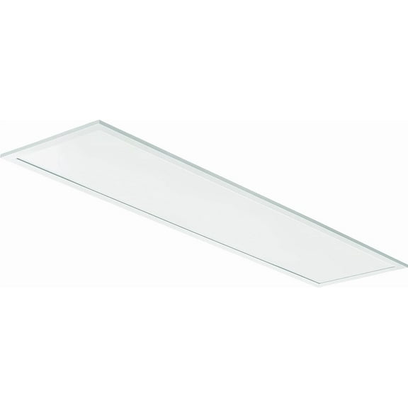 Lithonia Lighting CPX 1x4 LED Flat Panel Light, x 4 LED Light Panel, Ceiling Lighting Fixture, 2500/3200/4000 Adjustable Lumens, 3500K/4000K/5000K Switchable CCT, Smooth Satin Lens, White CA2