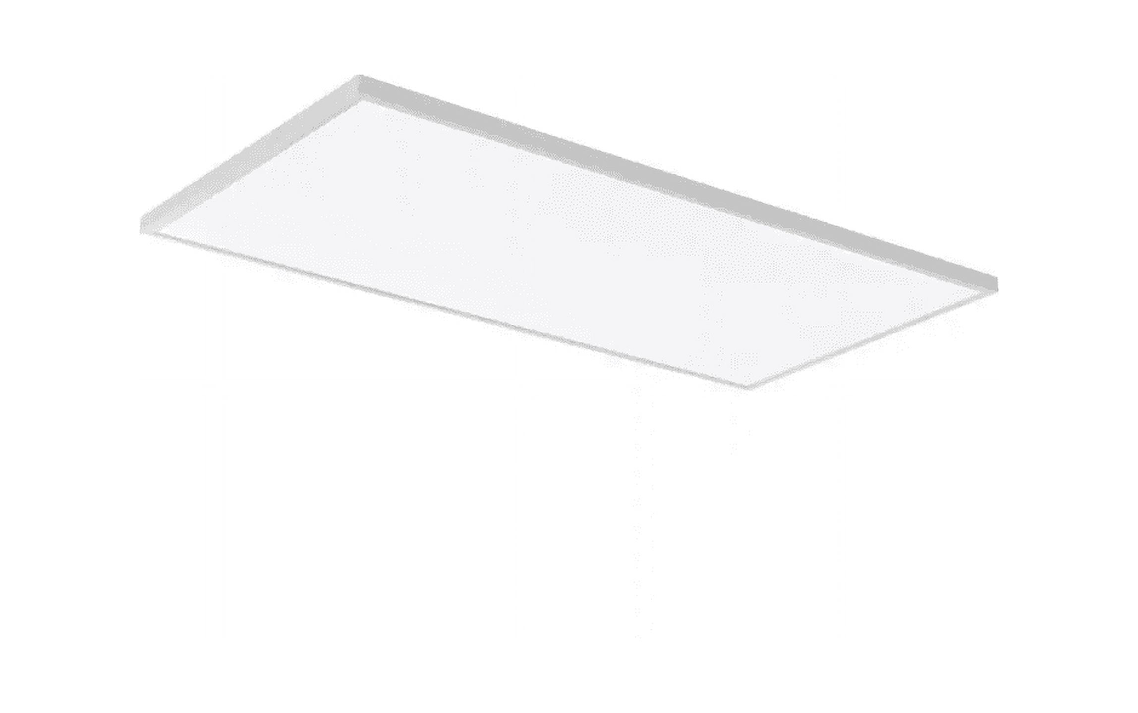 White Aluminum 48" x 24" LED Flat Panel Light