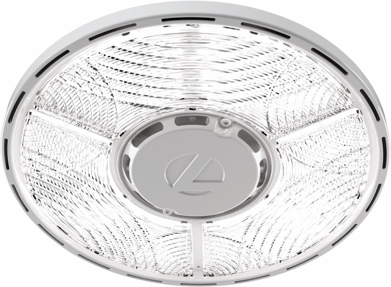 Modern Dimmable LED Ceiling Light with Remote Control, White Polycarbonate Shade