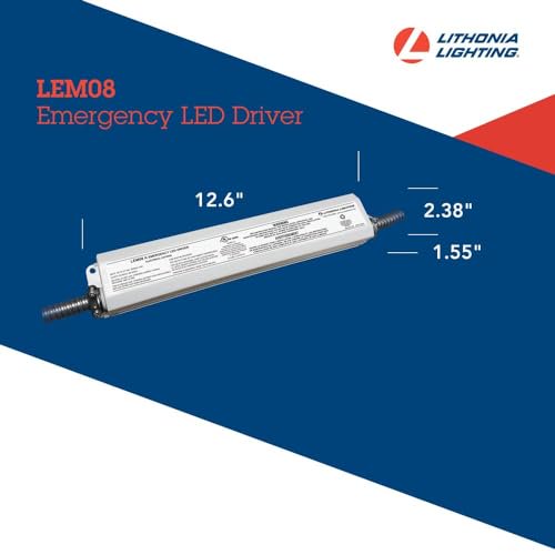 Lithonia Lighting Emergency LED Driver with Initial 8W Output for 20