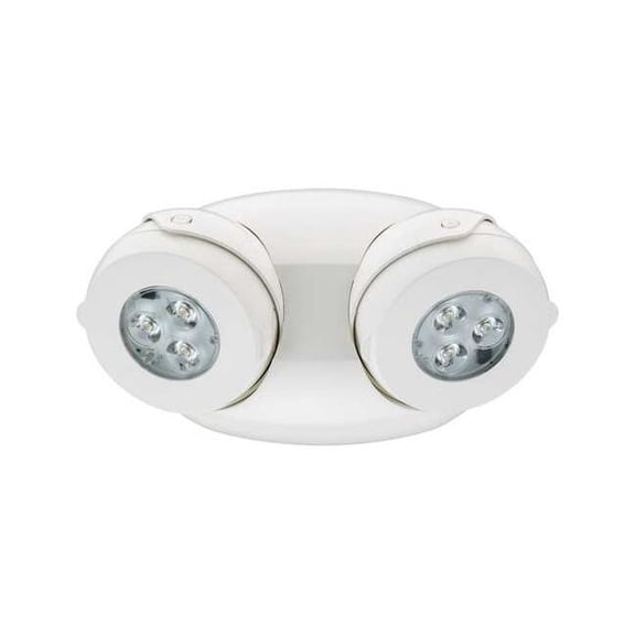 Lithonia Lighting Emergency Light Head,LED,5 W,2 Lamps ELMRE SP1100L T M12