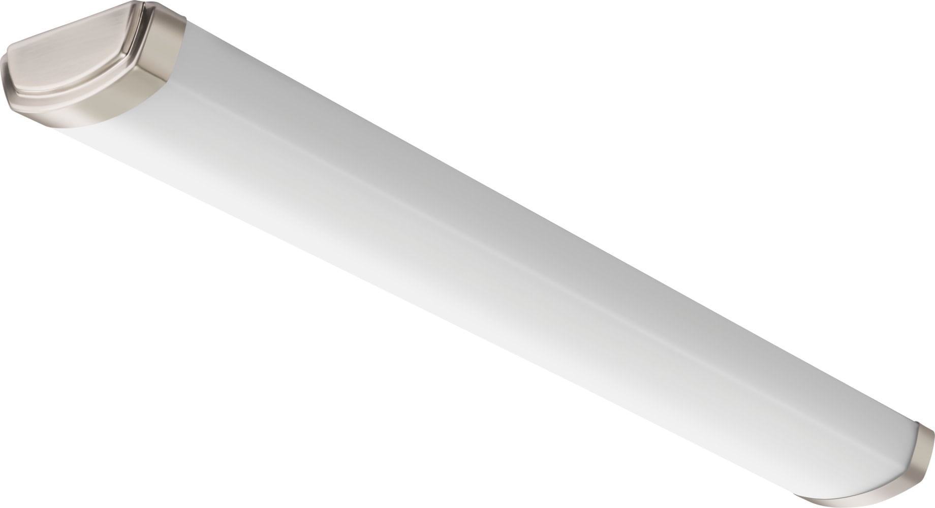 Brushed Nickel 48" LED Linear Flush Mount Light
