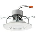 thumbnail image 1 of Lithonia Lighting 6 in. Matte White Recessed Gimbal LED Module (2700K) - New, 1 of 2