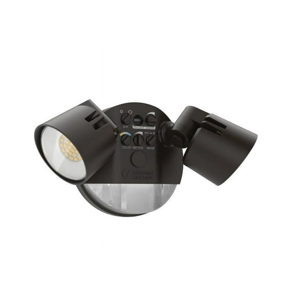 Lithonia Lighting HGX Dark Bronze Motion Activated Outdoor LED Flood Light