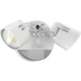 thumbnail image 1 of Lithonia Lighting HGX LED 2RH ALO SWW2 120 PIR WH M2 HomeGuard Security Flood Lights 2150-2600 Lumens, 2-Light, Photocell Sensor and Motion Detection, White, 1 of 5