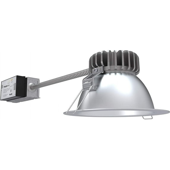 Lithonia Lighting LBR6 ALO2 SWW1 AR LSS MWD MVOLT UGZ QDS LBR Round Retrofit Series Recessed Lighting, 6 inch, White