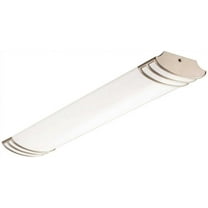 Lithonia Lighting FMLFUTL 48 840 BN FMLFUTL 4 ft. 37-Watt Brushed Nickel Integrated LED Linear Flush Mount