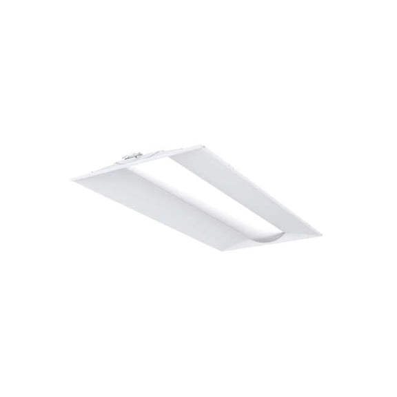 Lithonia Lighting LED Recessed Troffer,2 ft x4 ft Size,55W STAKS 2X4 ALO6 SWW7