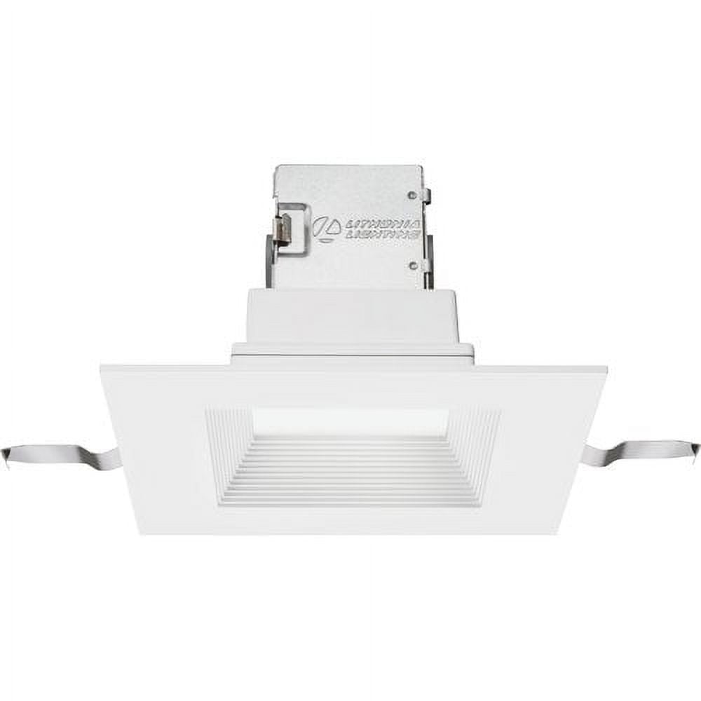 Matte White Aluminum 4" LED Indoor/Outdoor Recessed Lighting Kit