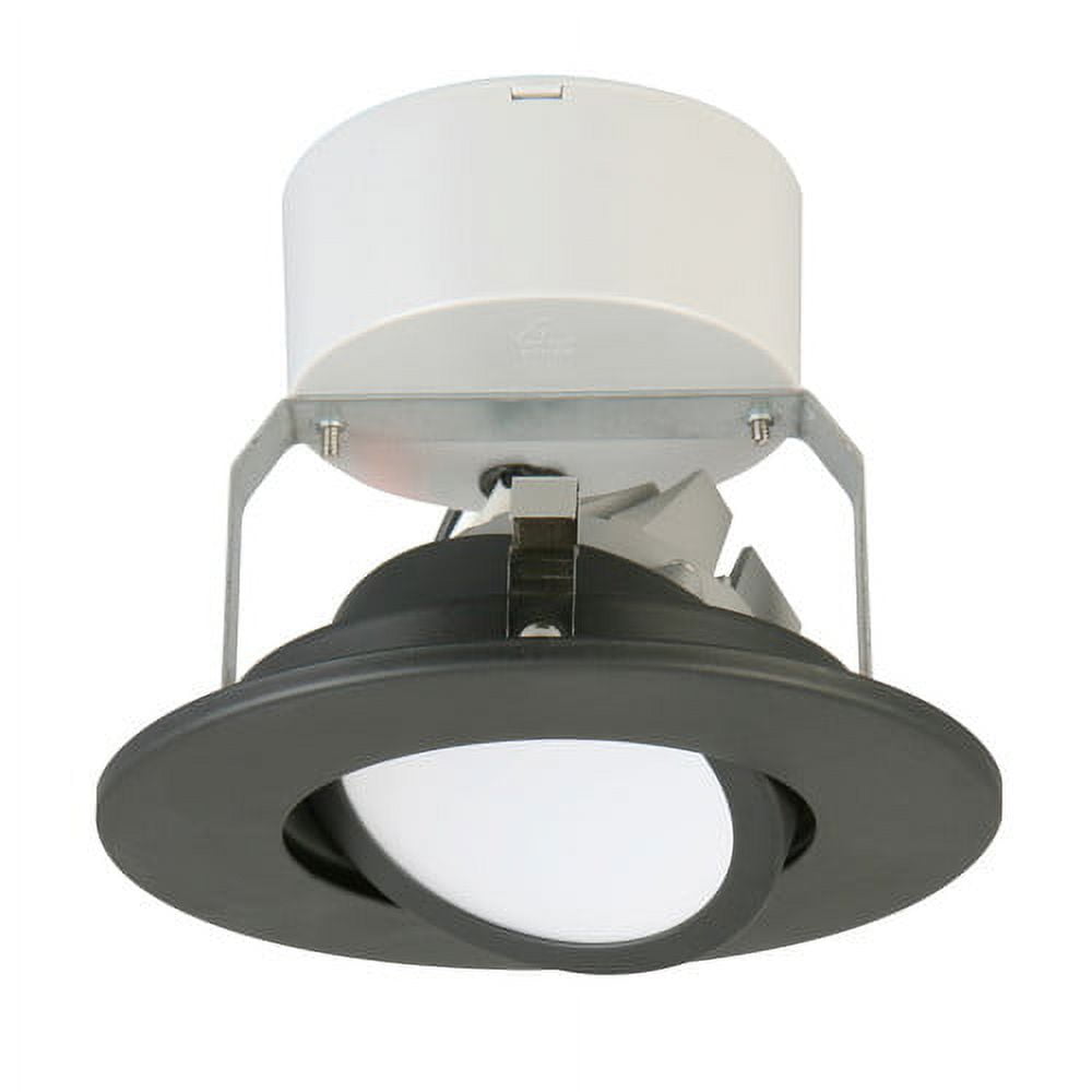 Matte Black Adjustable LED Recessed Ceiling Light