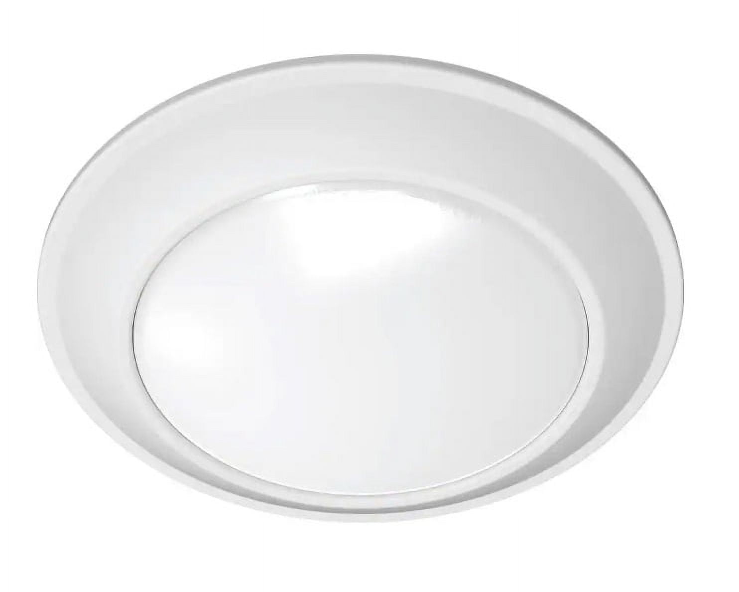 6'' Matte White Aluminum LED Recessed Lighting Kit