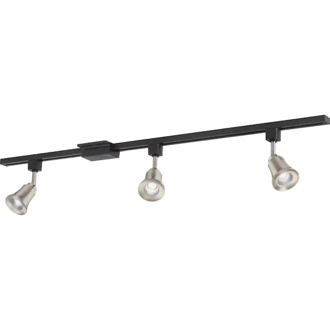 Lithonia Lighting LTIKFLRM LED Series Track Kit 3-Light 44-in Brushed Nickel Dimmable LED Linear Track Lighting Kit