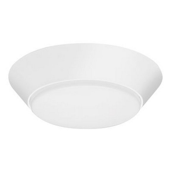 FMML 7 830 M6-Lithonia Lighting-Contractor Select -Versi - 7.25 Inch 3000K 9.3W 1 LED Flush Mount White Finish with White Glass