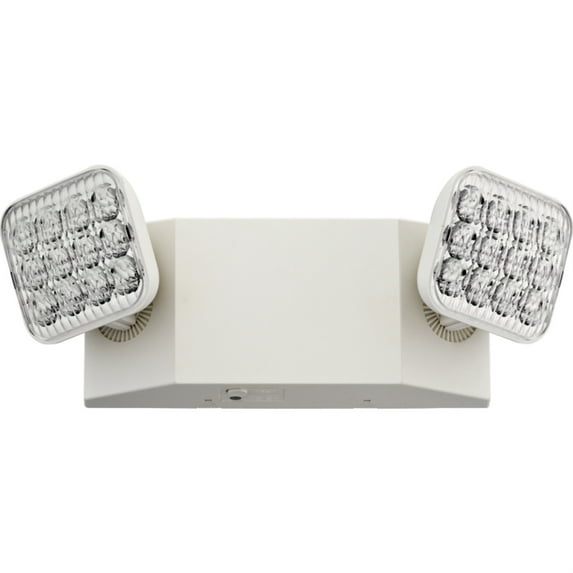 Lithonia Lighting EU2C M6 Contractor Select EU2C 120/277-Volt Integrated LED White Emergency Light Fixture with Battery Color/Finish Family