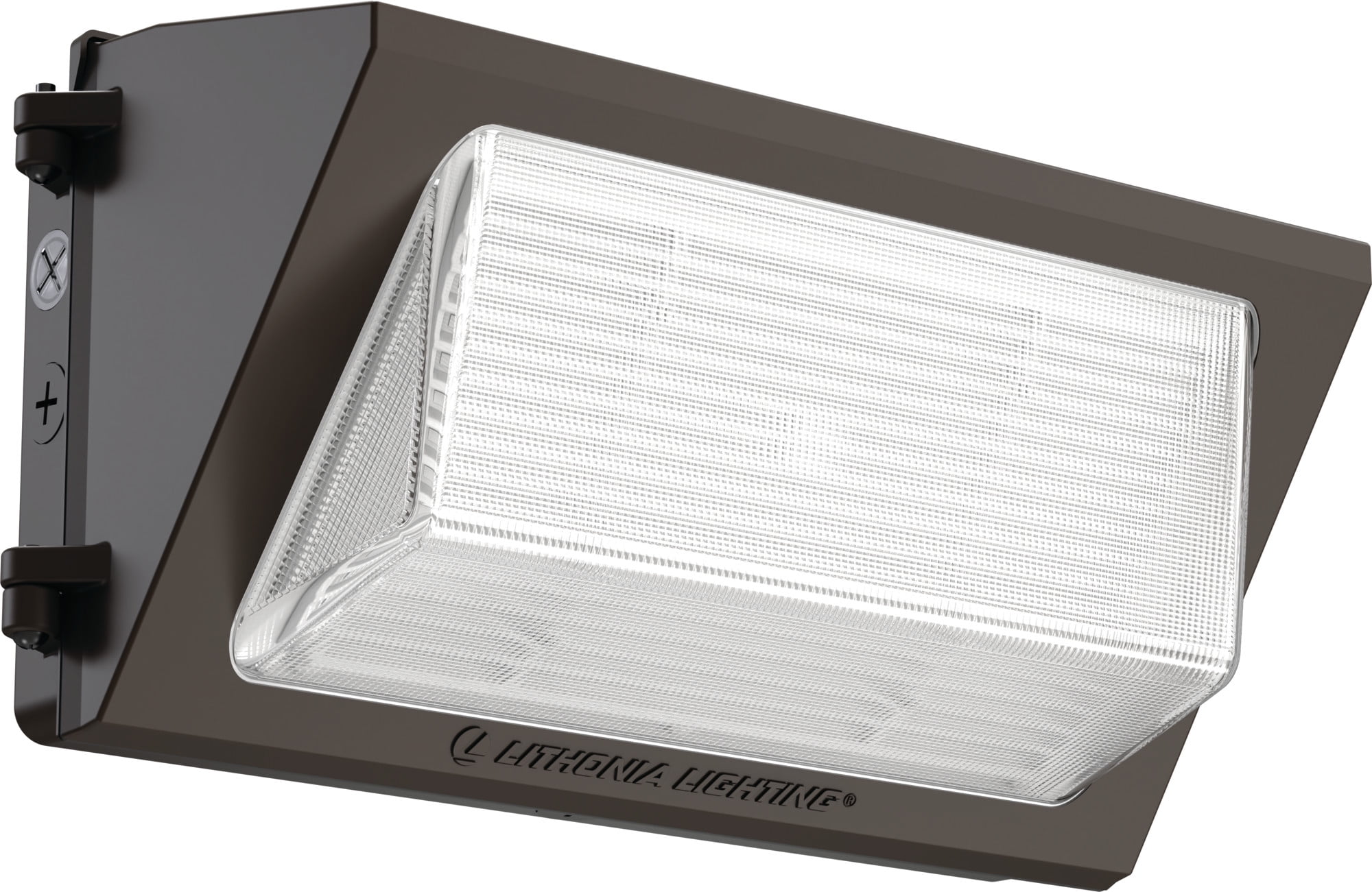 Dark Bronze Dimmable LED Wall Pack with Adjustable Lumens