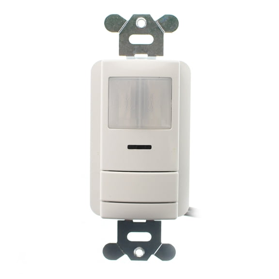 Sensor Switch WSX PDT WH Dual Detection Occupancy Single Pole Wall Switch Sensor, White
