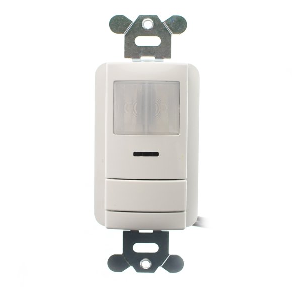 Sensor Switch WSX PDT WH Dual Detection Occupancy Single Pole Wall Switch Sensor, White