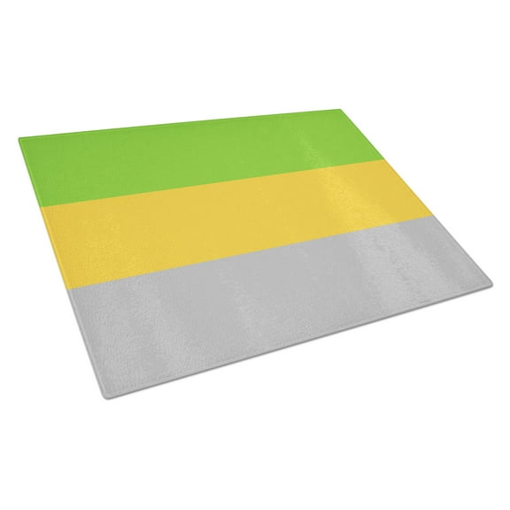 Lithromantic Pride Glass Cutting Board Large