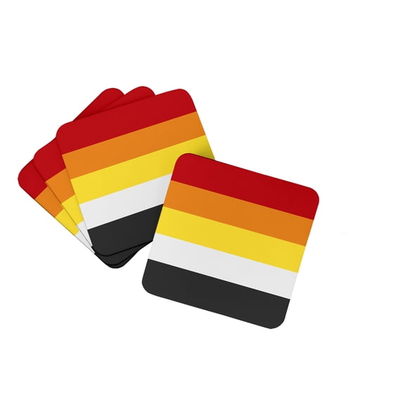 Lithsexual Pride Foam Coaster Set of 4