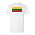 thumbnail image 1 of Lithuania Country Flag Adult DT T-Shirt Tee, 1 of 2