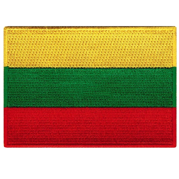 Lithuania Flag Embroidered Iron-on Patch