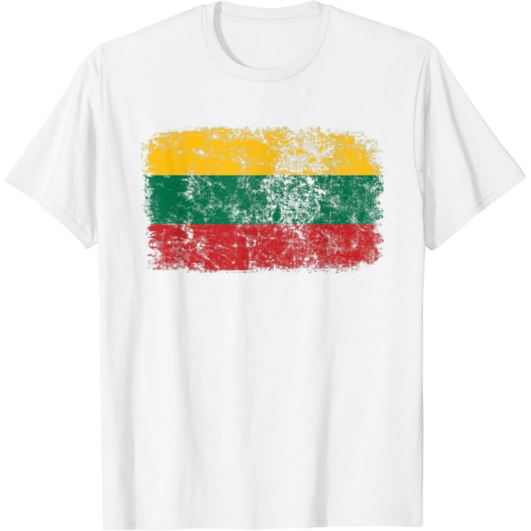Lithuania T-Shirt Lithuanian Flag Lietuva Lithuania T-Shirt Lithuanian Flag Lietuva