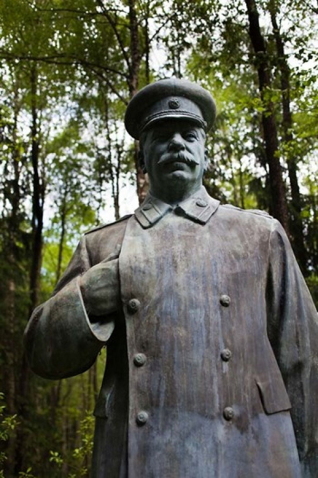 Lithuania Grutas Park Statue Joseph Stalin III Canvas Art - Walter Bibikow DanitaDelimont (11 x 17)