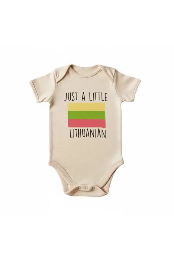 Lithuania Newborn Baby Bodysuit