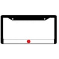 thumbnail image 1 of Lithuania World Flag Black Plastic License Plate Frame, 1 of 1