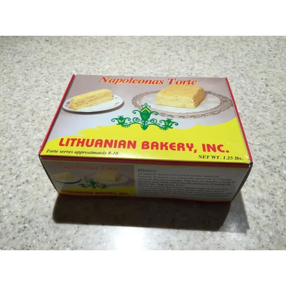 Lithuanian Bakery 8 Serving Napoleonas Torte