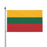 Lithuanian Flag Flag Double Sided Printed 3x5 Ft Flag Banner Suitable For Yard Outdoor Party Decorative