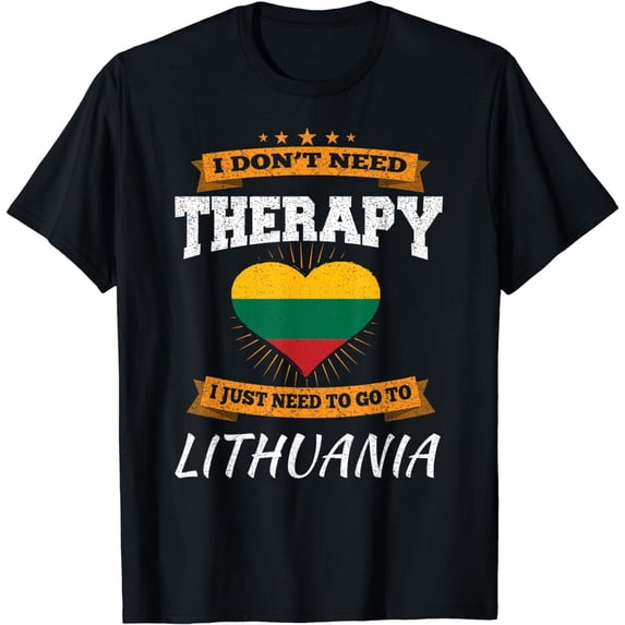 Lithuanian Flag I Lithuania Flag I Vacation Lithuania T-Shirt